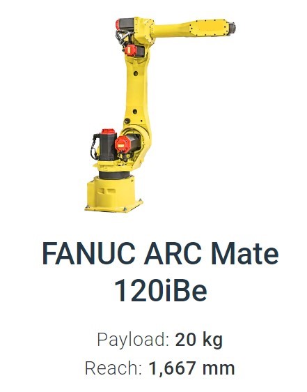 Fanuc Arc Mate 120iBe Data Sheet