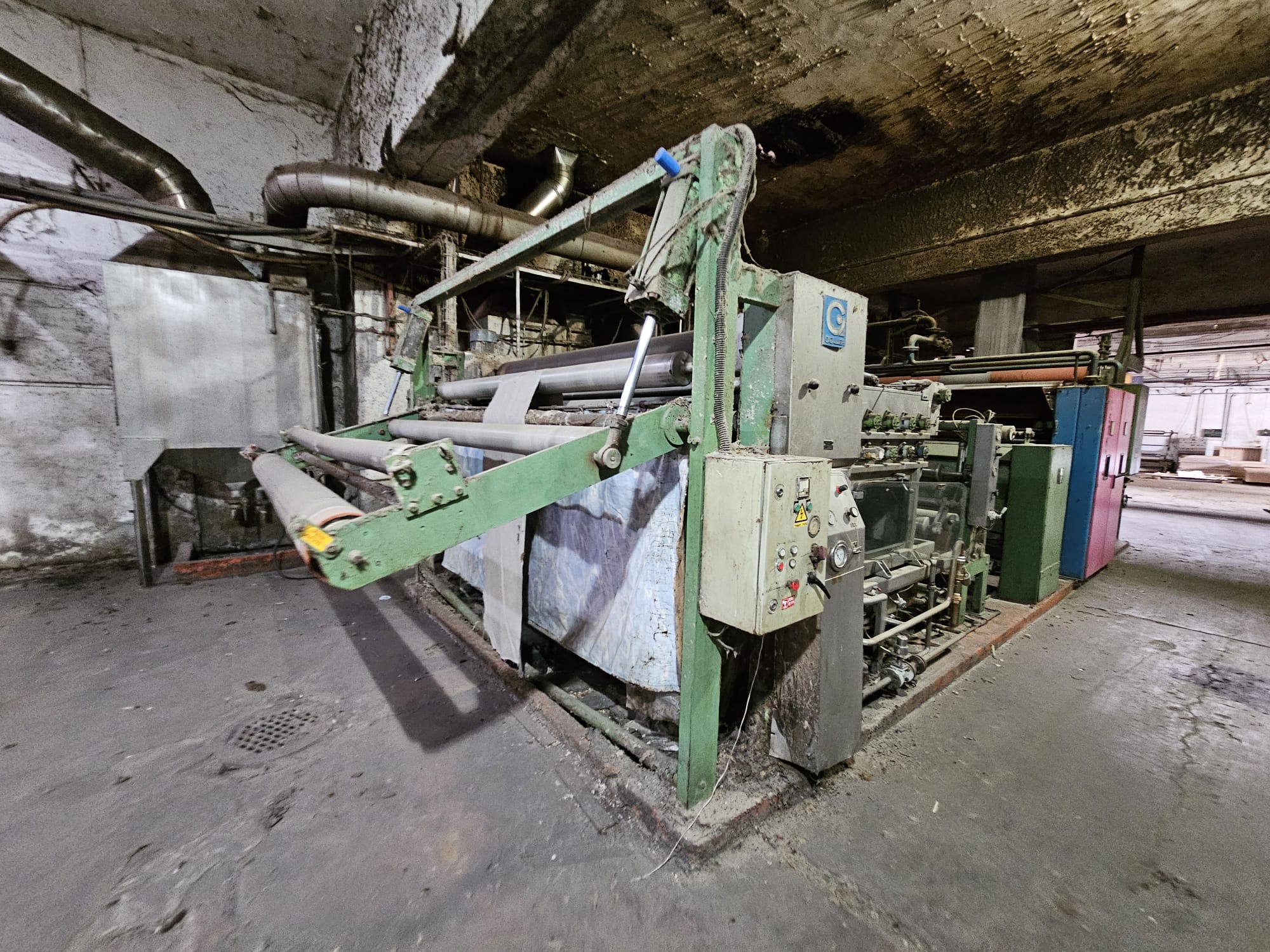 Used OSTHOFF Singeing Machine – Year 2009, 2800 mm Working Width, Immediate Delivery