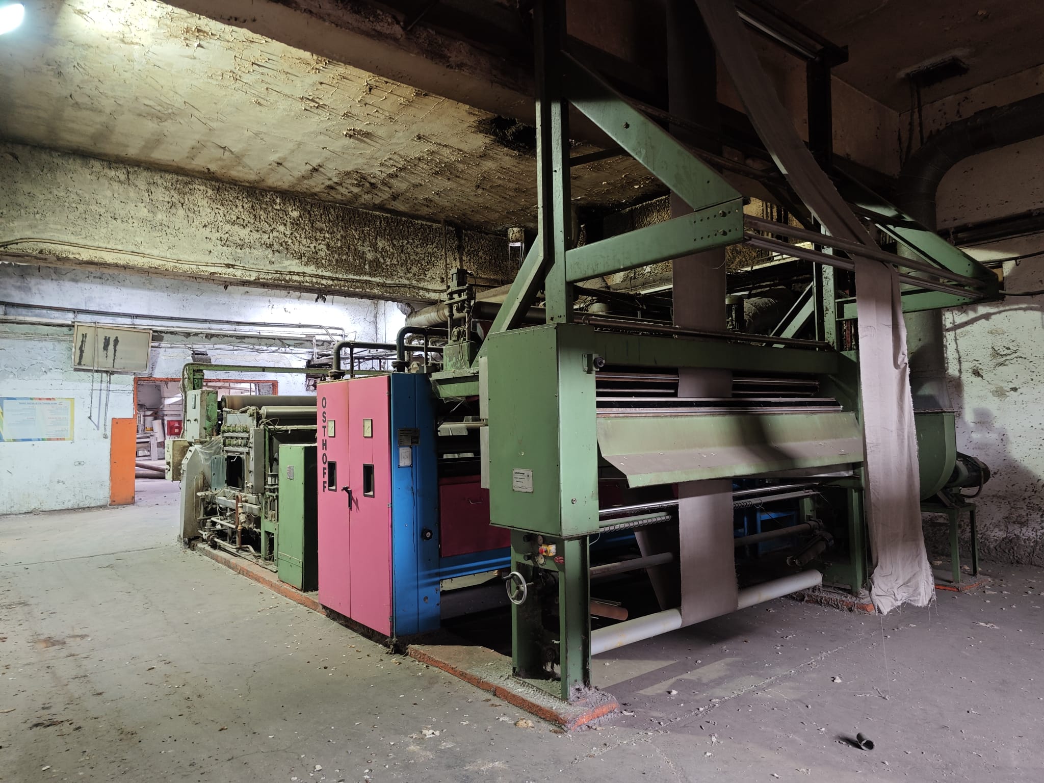 CHAMUSCADORA OSTHOFF en Venta – Ancho de Trabajo 2800 mm, Año 2009