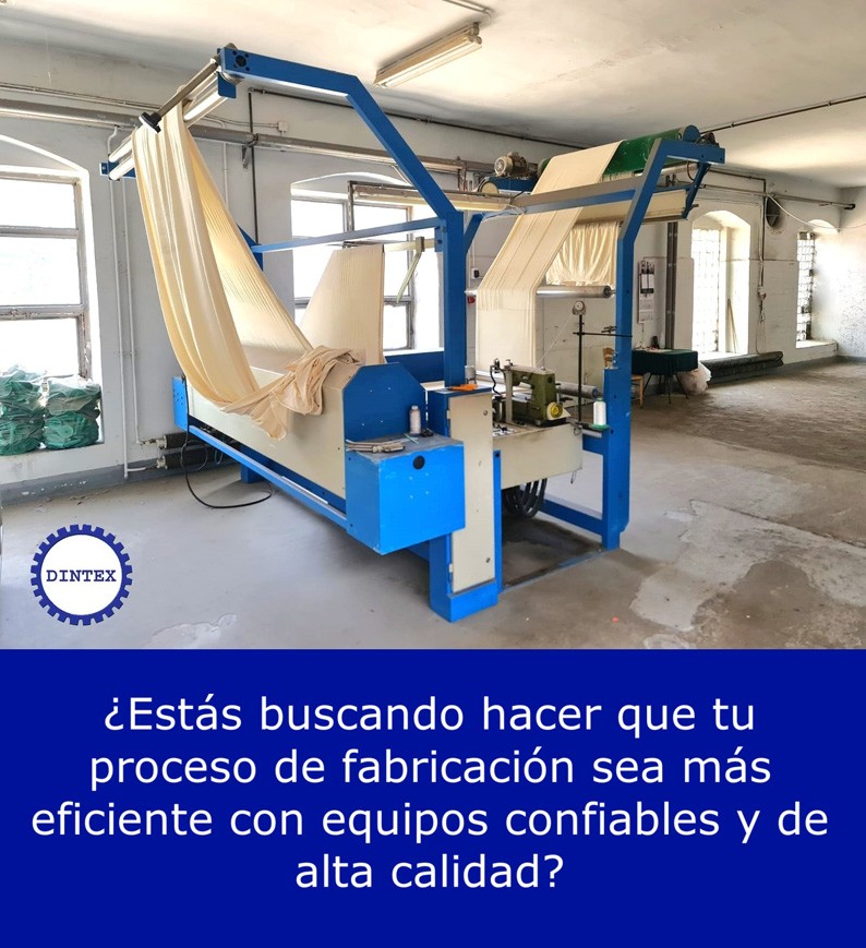 Mejora tu Producción Textil con la Máquina MTG de Doblar y Coser