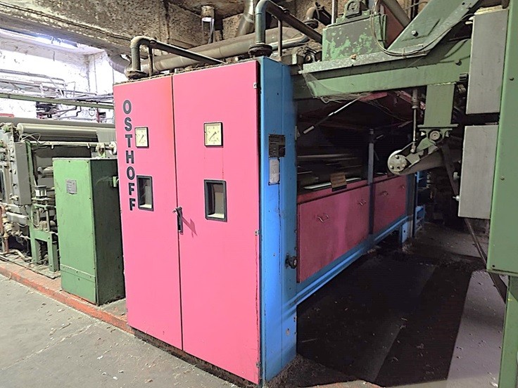 Used OSTHOFF Singeing Machine – Year 2009, 2800 mm Working Width, Immediate Delivery