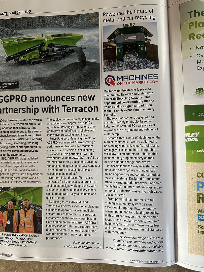 See us in the Nov 2025 issue of Skip & Waste Magazine!