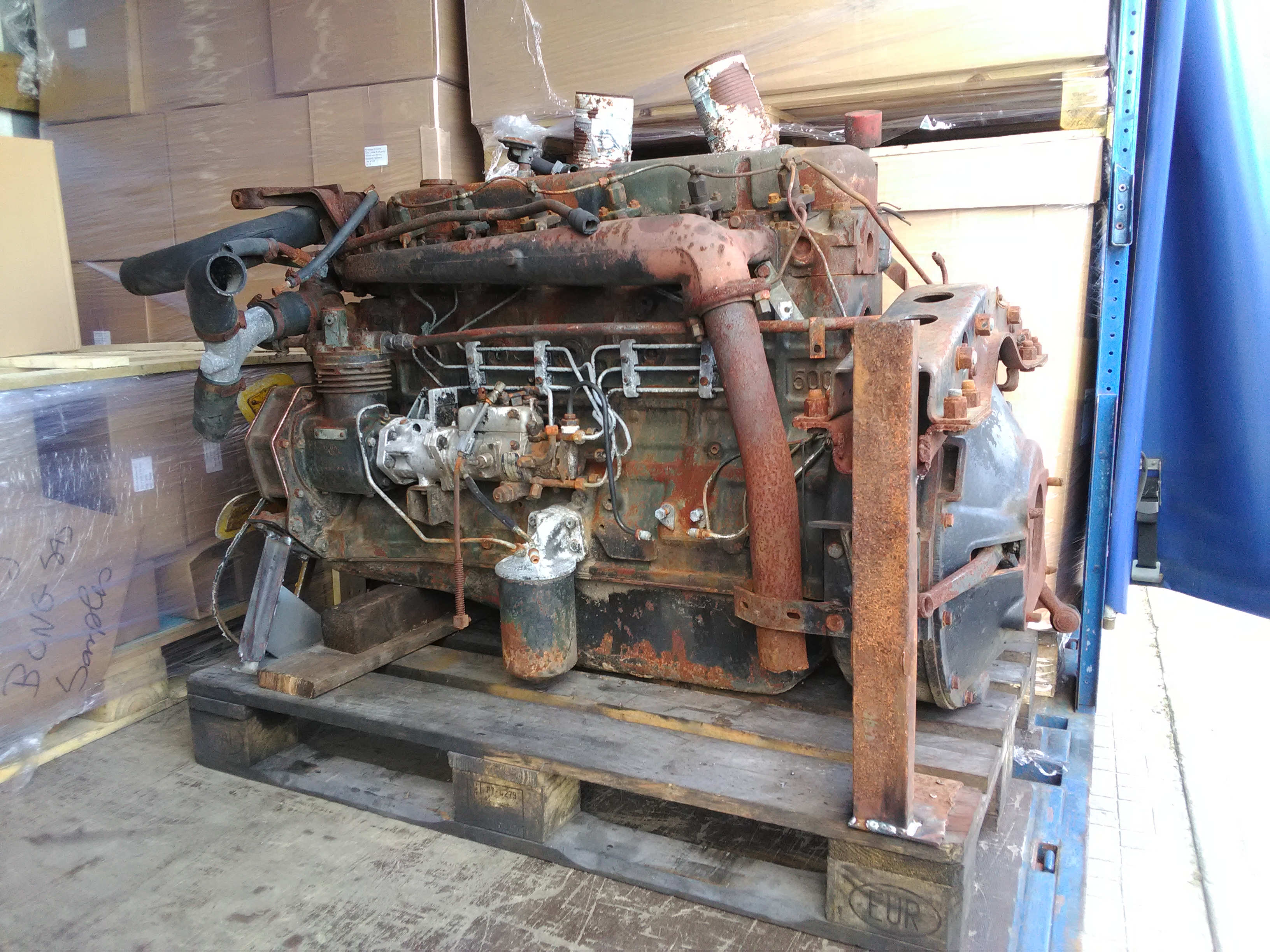 Delivery to Belgium.