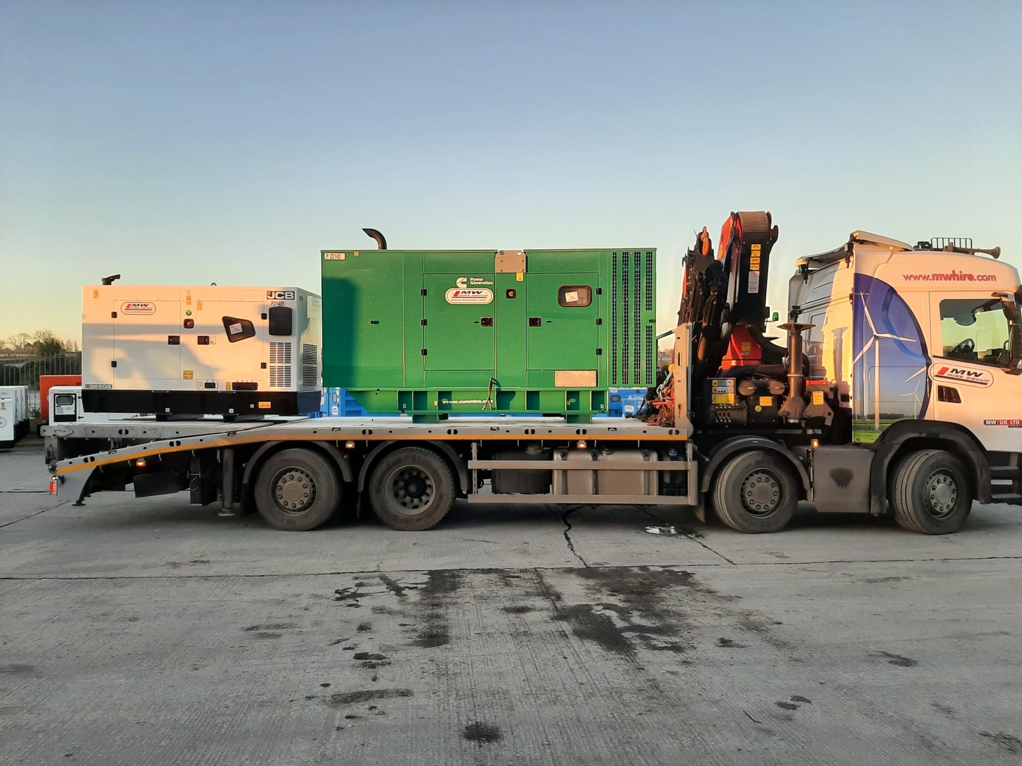 New JCB G65QS Generator and a New Cummins C220D5 Generator SOLD.... being delivered to sites in Dublin 