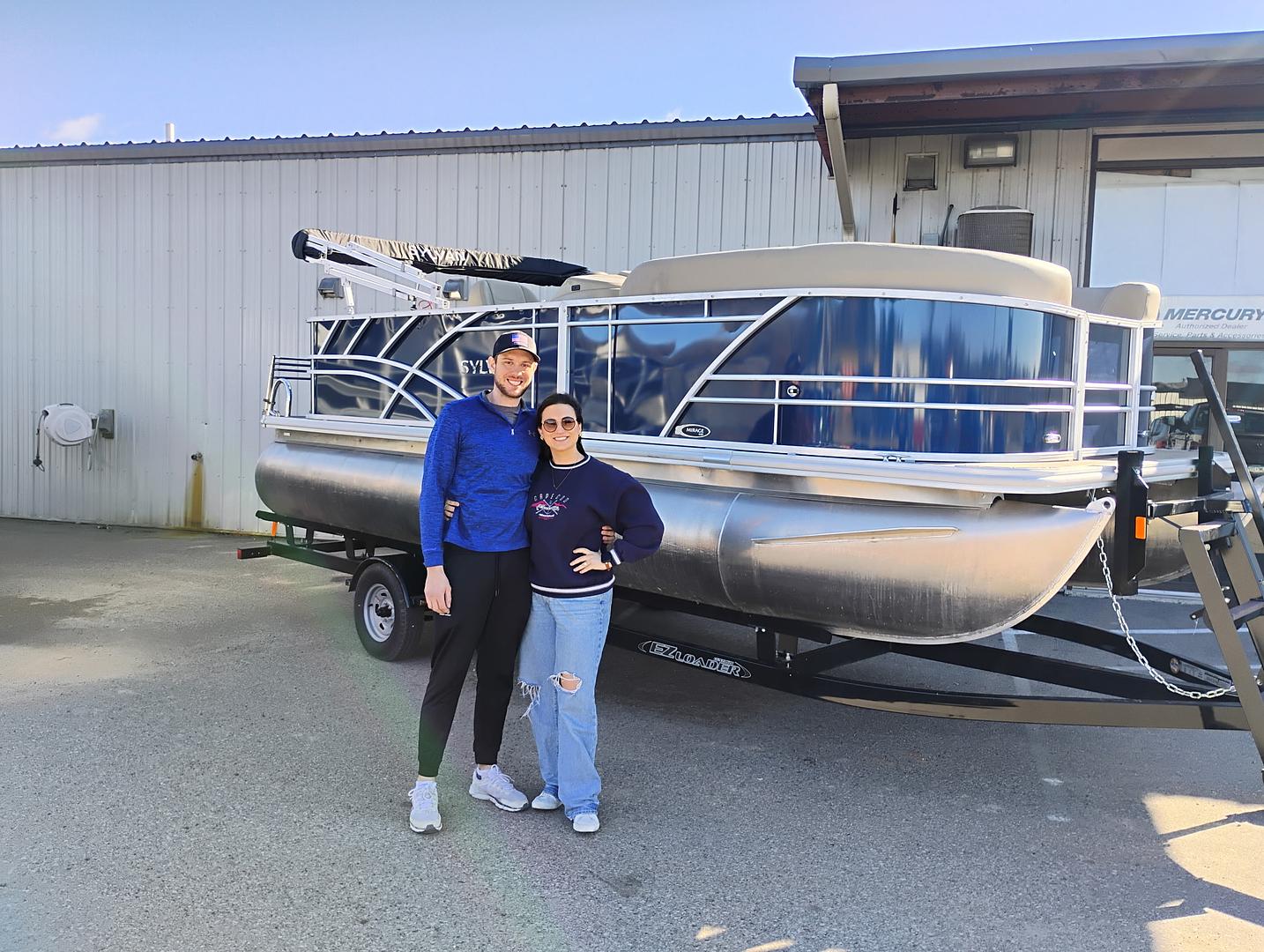 kyle & kelly sylvan mirage 820 fish and cruise yamaha MOUND MN