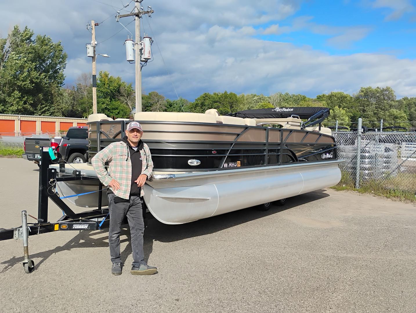 misty harbor  2385 entertainer boat world pontoon east bethel bakus mn minnesota