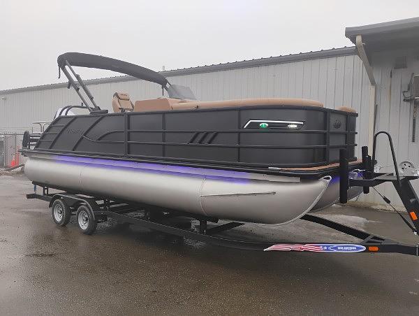 Tahoe Sport 2385 VRB Versatile Rear Bench Pontoon honda 115 HP outboard anoka MN Boat World