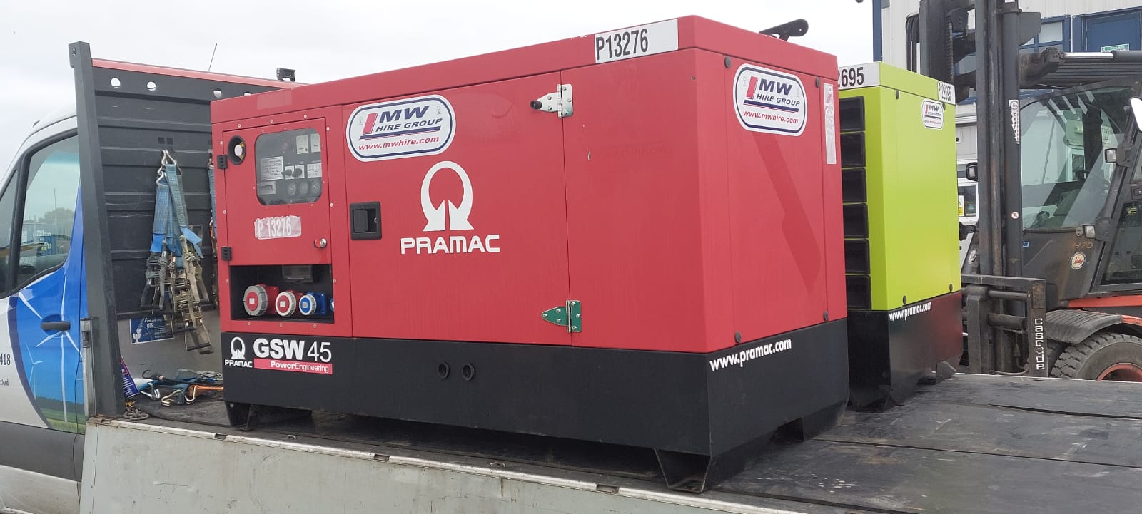 New Pramac GSW30 and Low Hour Ex Rental Pramac GSW45 SOLD... being delivered to the customer in Cork 