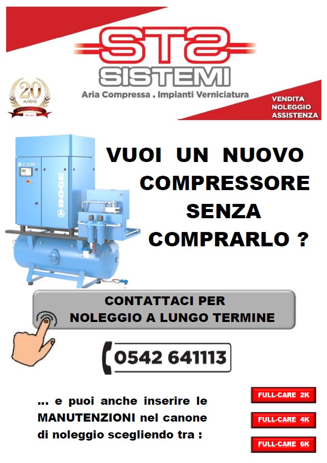 Compressori con NOLEGGIO a lungo termine