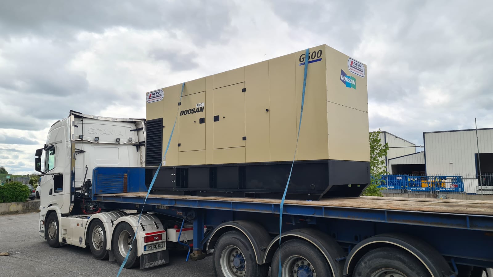 Unused Doosan 500KVA SOLD.... on its way to a quarry in Co. Kildare