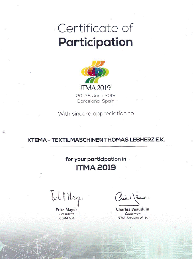 ITMA 2019 Barcelona, Spain