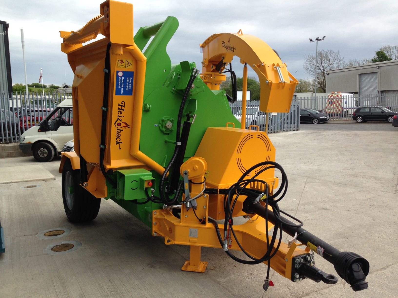 HM8-500K WOODCHIPPER GOING TO OUR CUSTOMER CHARLIE SHAW