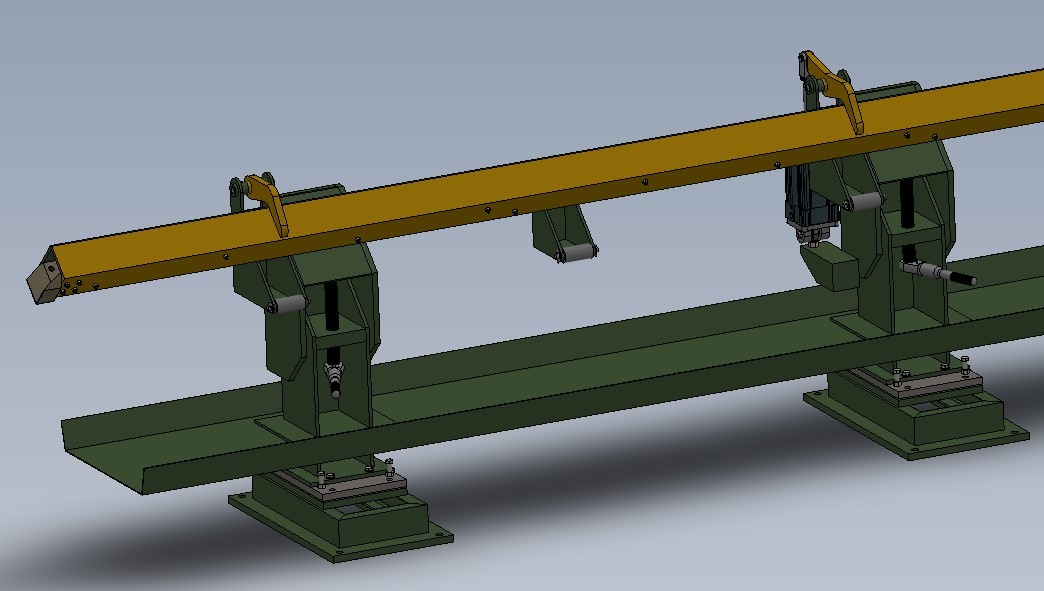 New 70mm copper bar straightener by Euromáquina