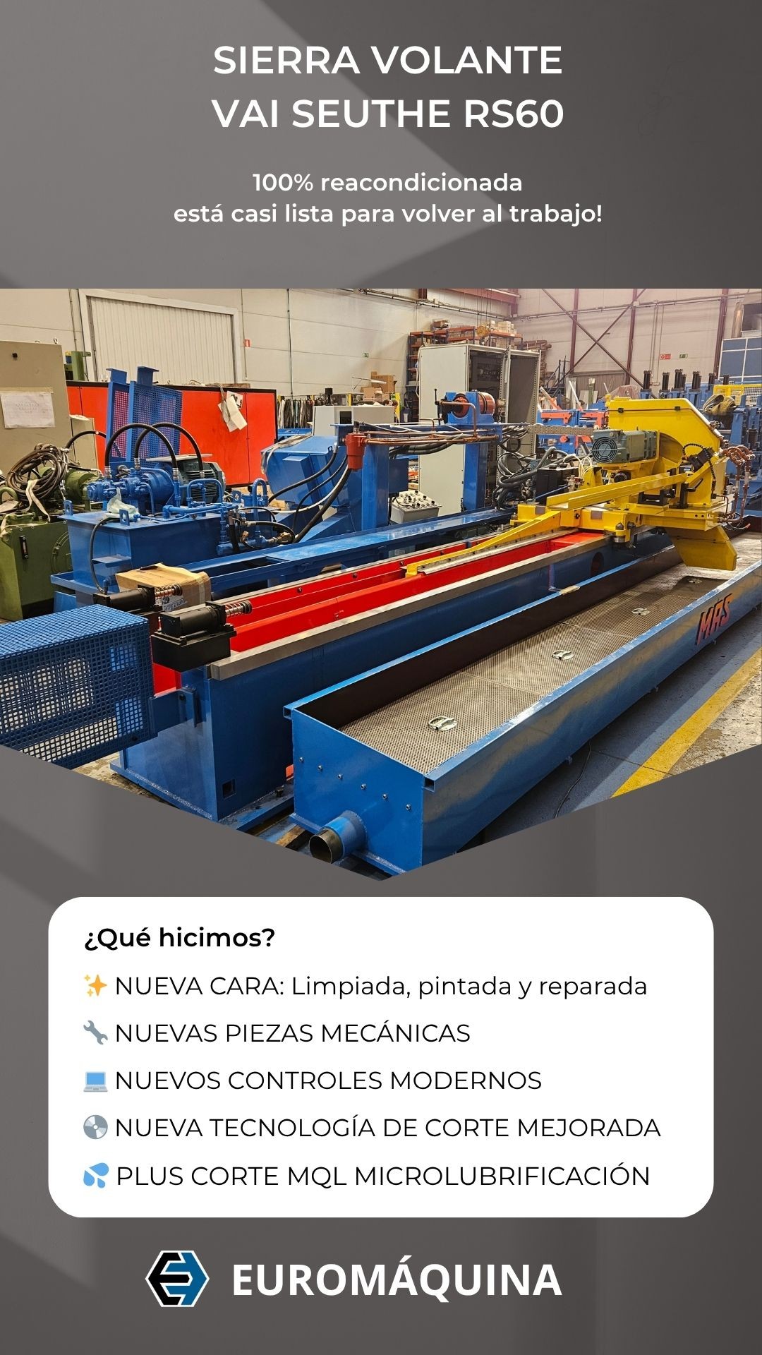 Nueva vida para nuestra sierra volante VAI SEUTHE RS60