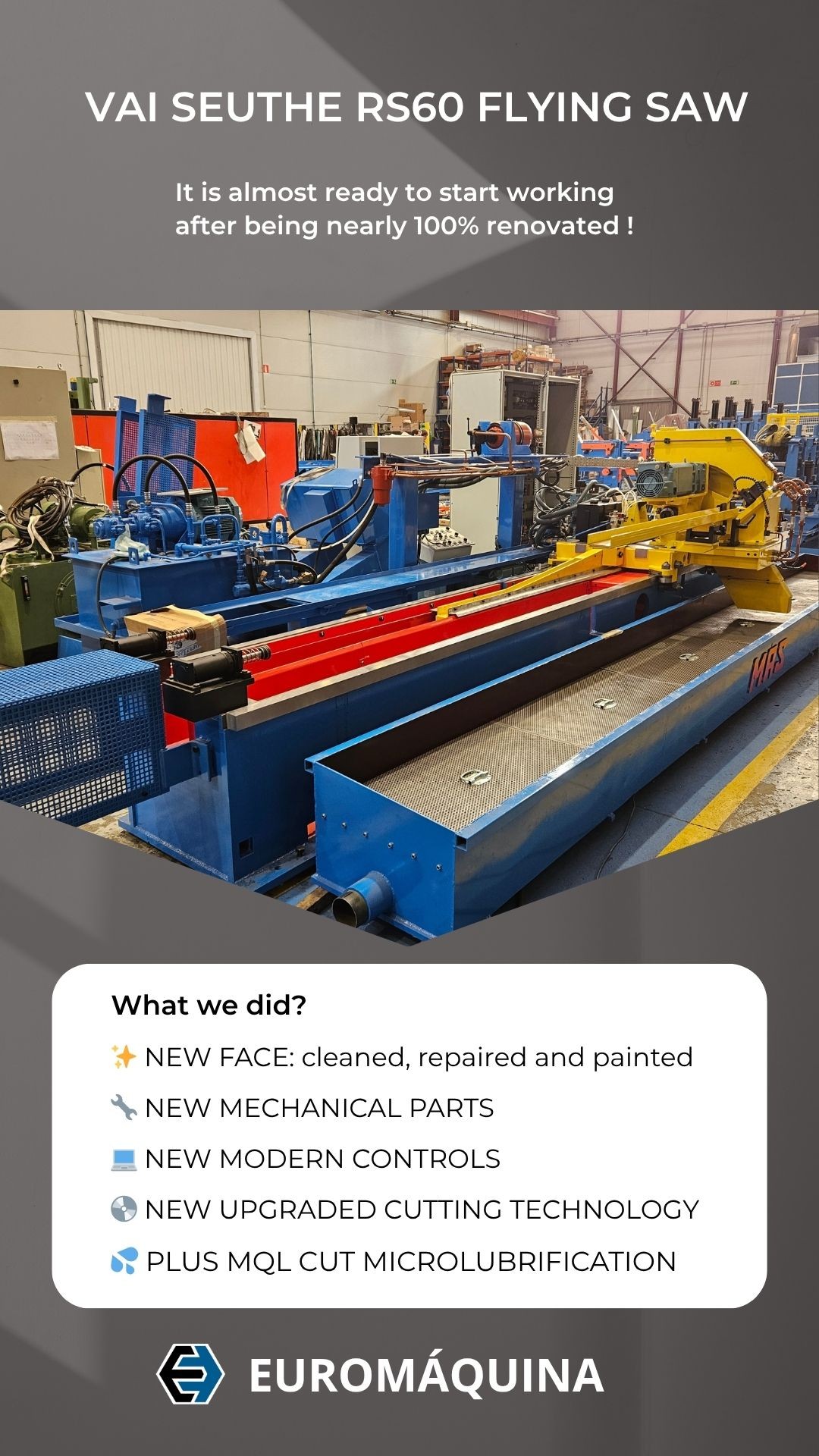 New life for our VAI SEUTHE RS60 flying saw