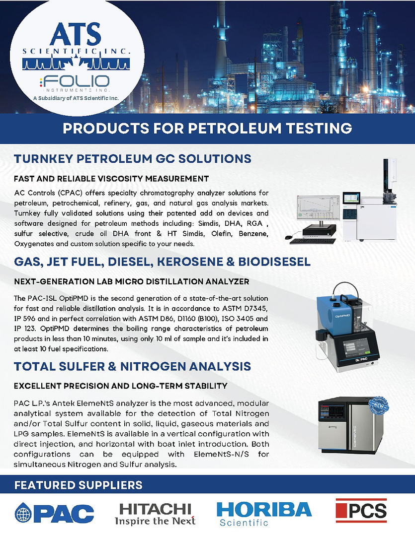 Turnkey Petroleum Testing Solutions!