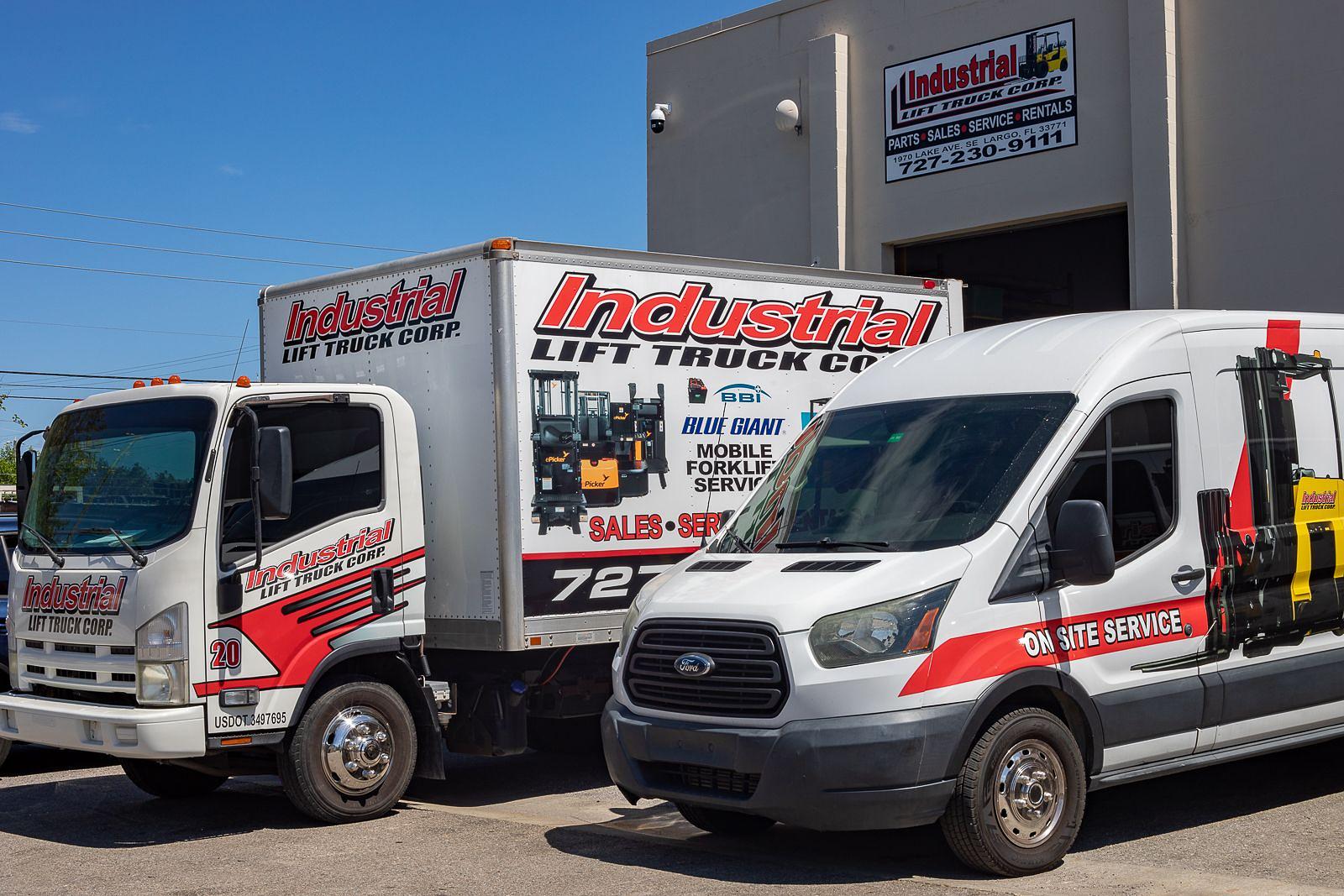 Industrial Lift Truck Corp service vans