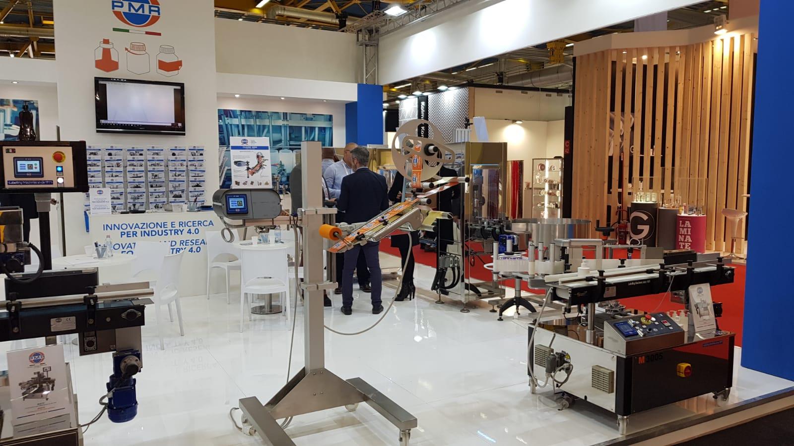 At Cosmopack 2019 PMR Labelling Machines and Filling Lines meet every need