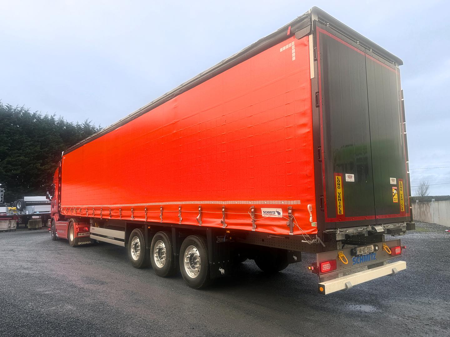 Gallen Crane & Truck Hire Ltd, on recent collection of 2 new Schmitz Euroliners