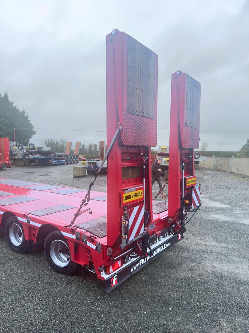 Boles Diggers Ltd on collection of top quality used  Faymonville 4 axle 9ft wide extendable
