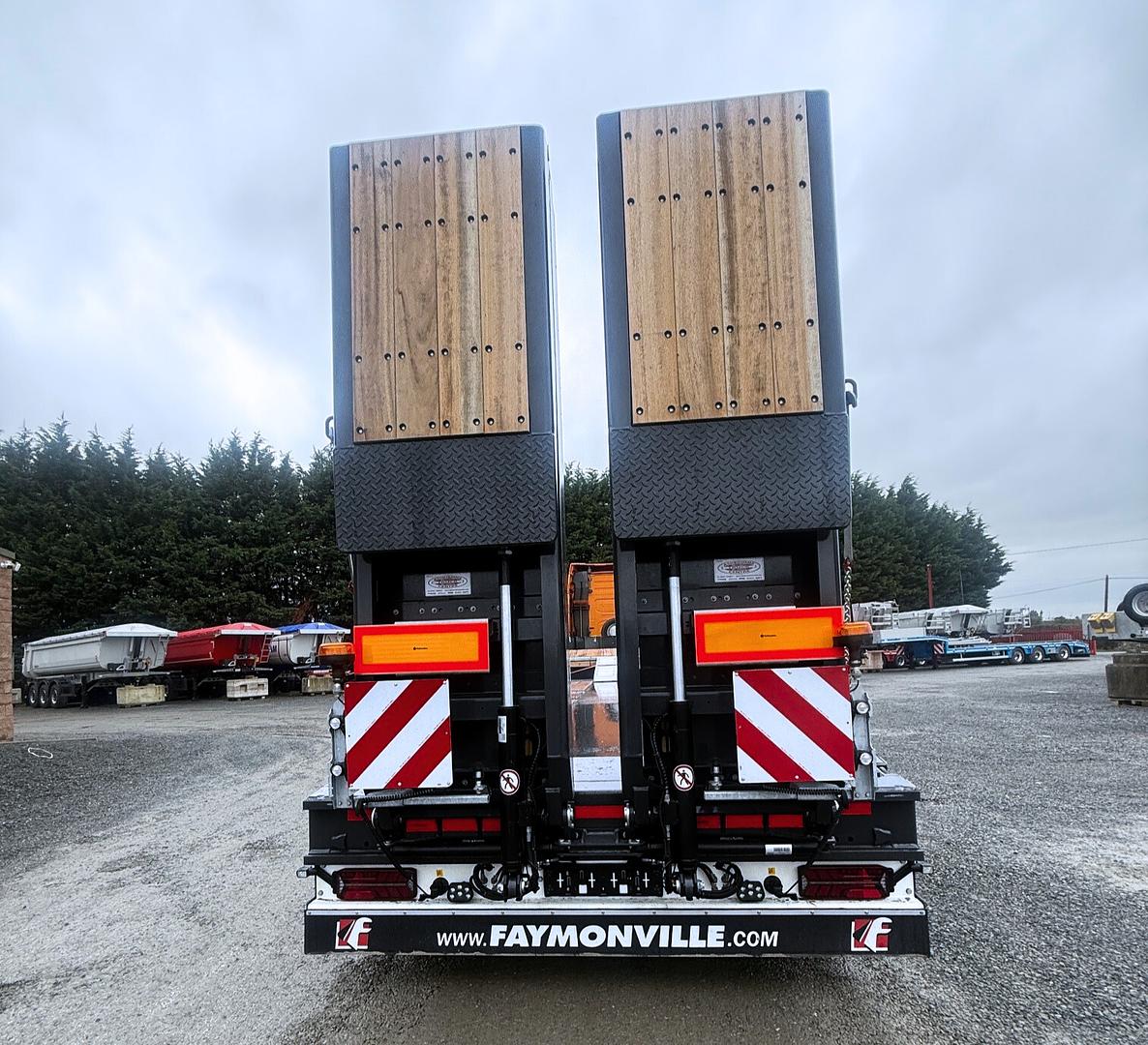 Mullafarry Quarry on collection of new Faymonville 4 axle low loader