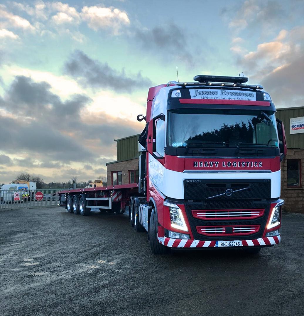 James Brennan Transport on collection of quality used trailer
