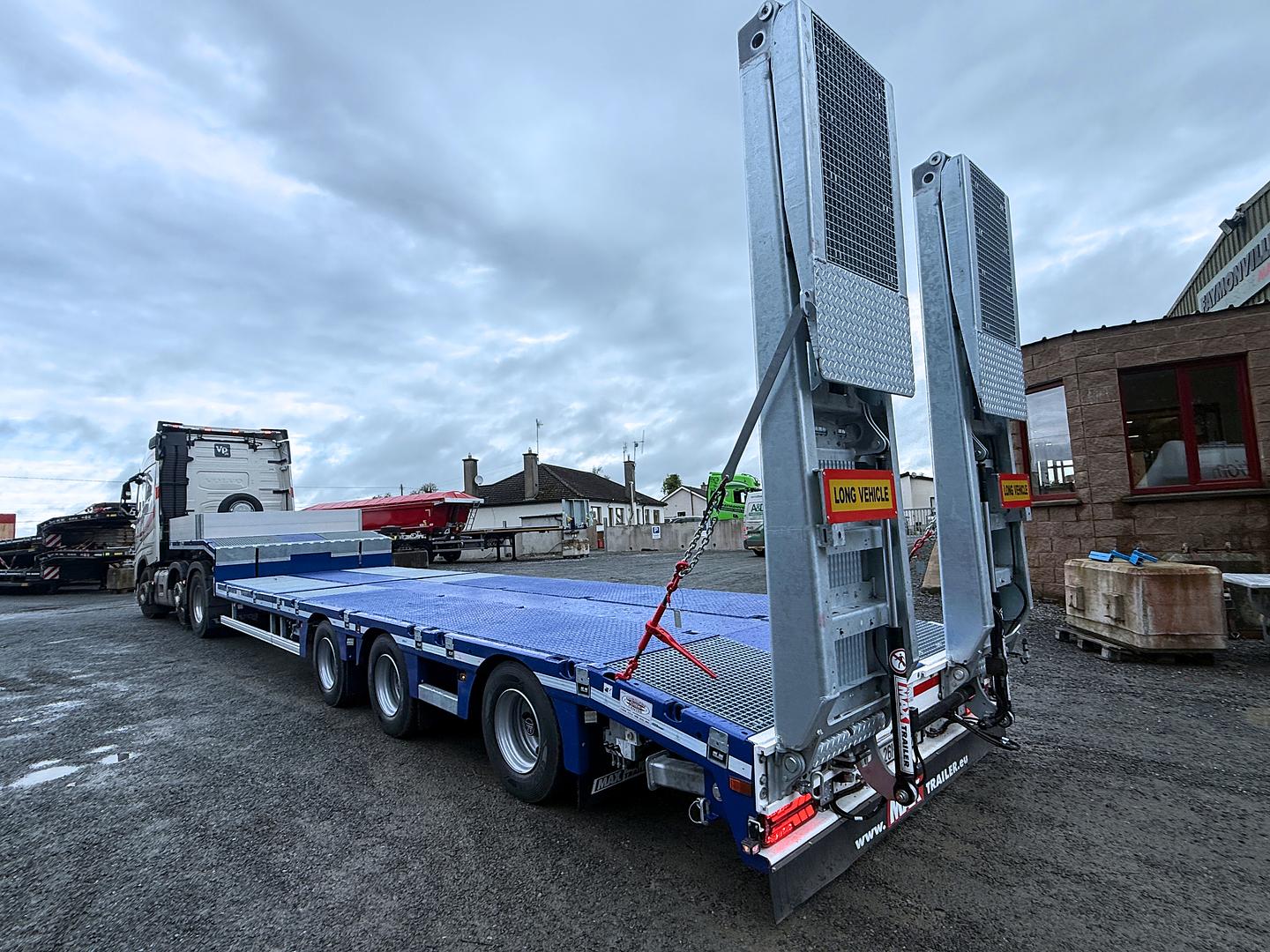 Charleville Plant Hire, on collection on new MAX Trailer 3 axle low loader