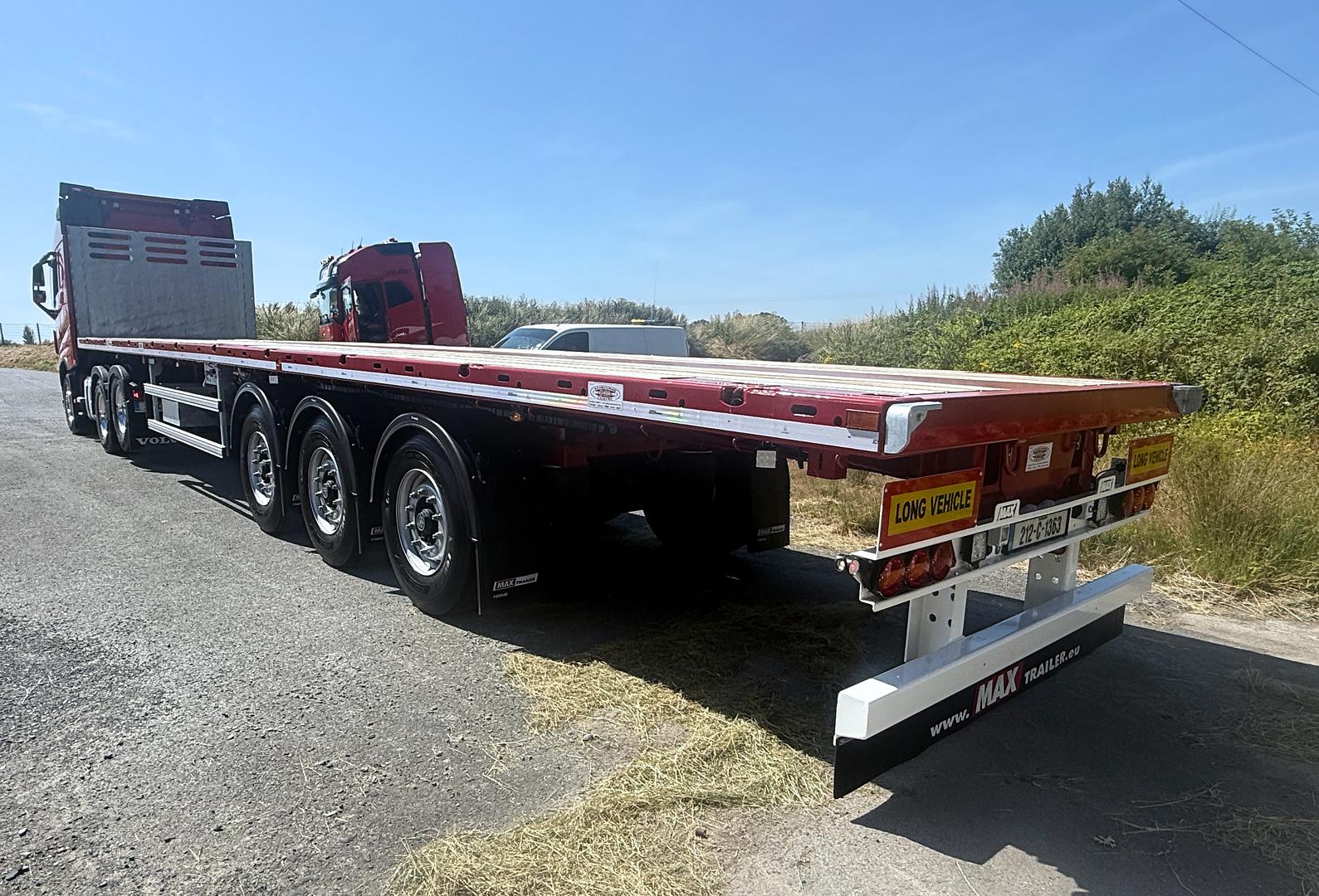 East Cork Crane Hire on collection of new MAX Trailer Flat