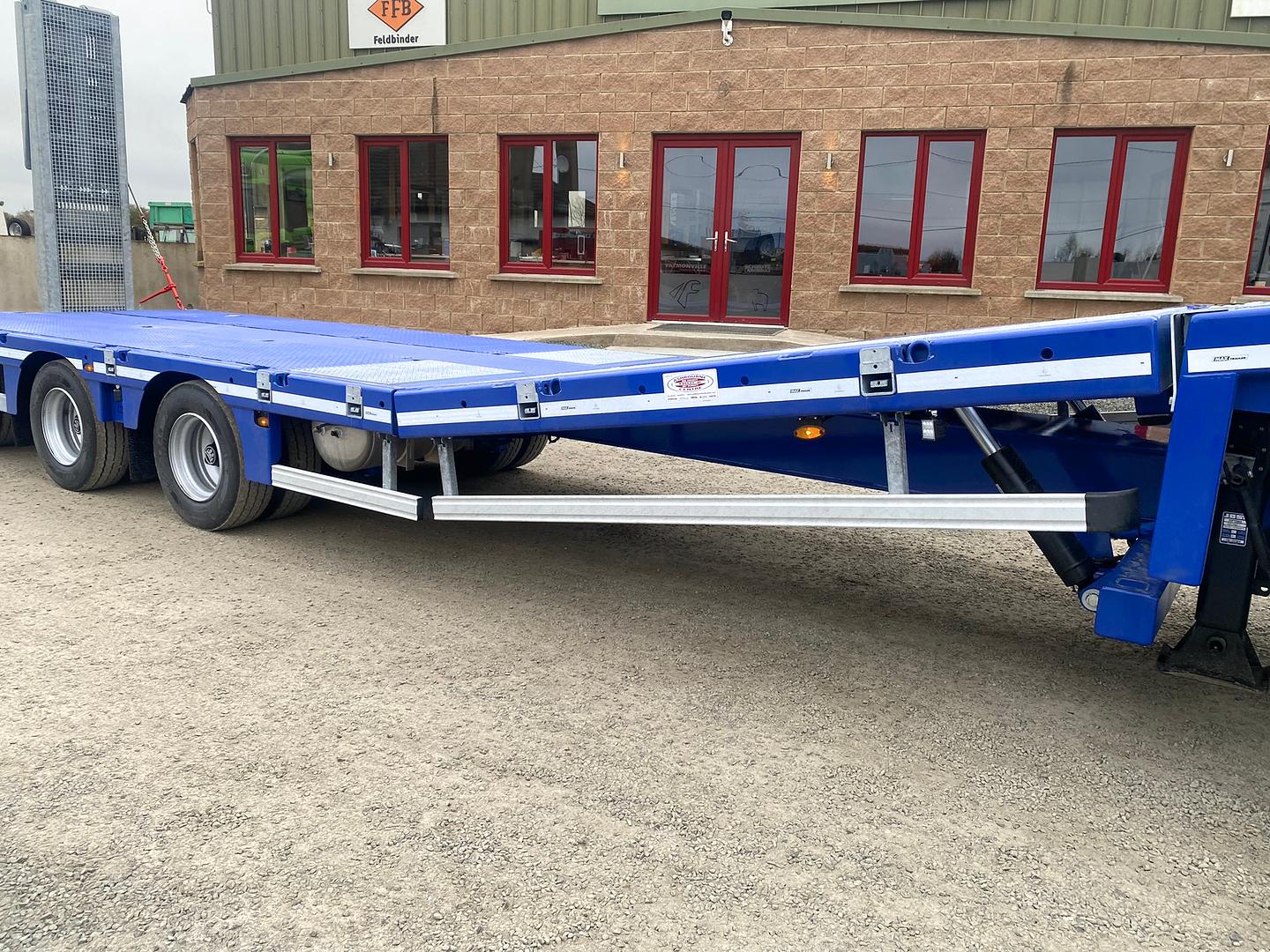 Charleville Plant Hire, on collection on new MAX Trailer 3 axle low loader