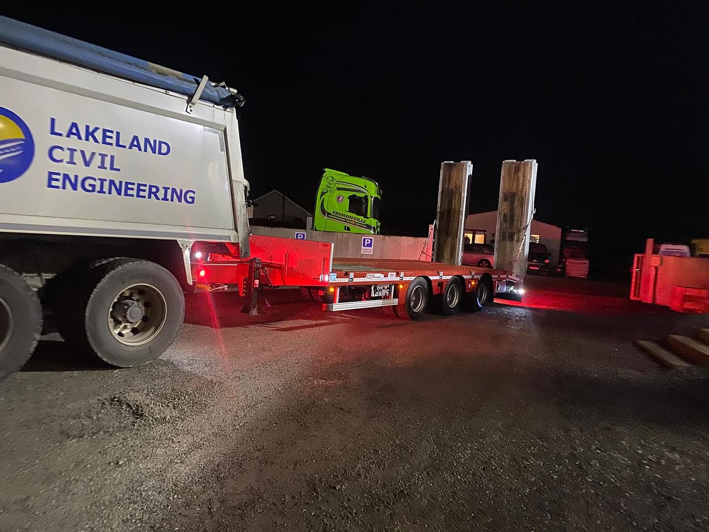 Lakeland Civil Engineering on collection of new MAX Trailer