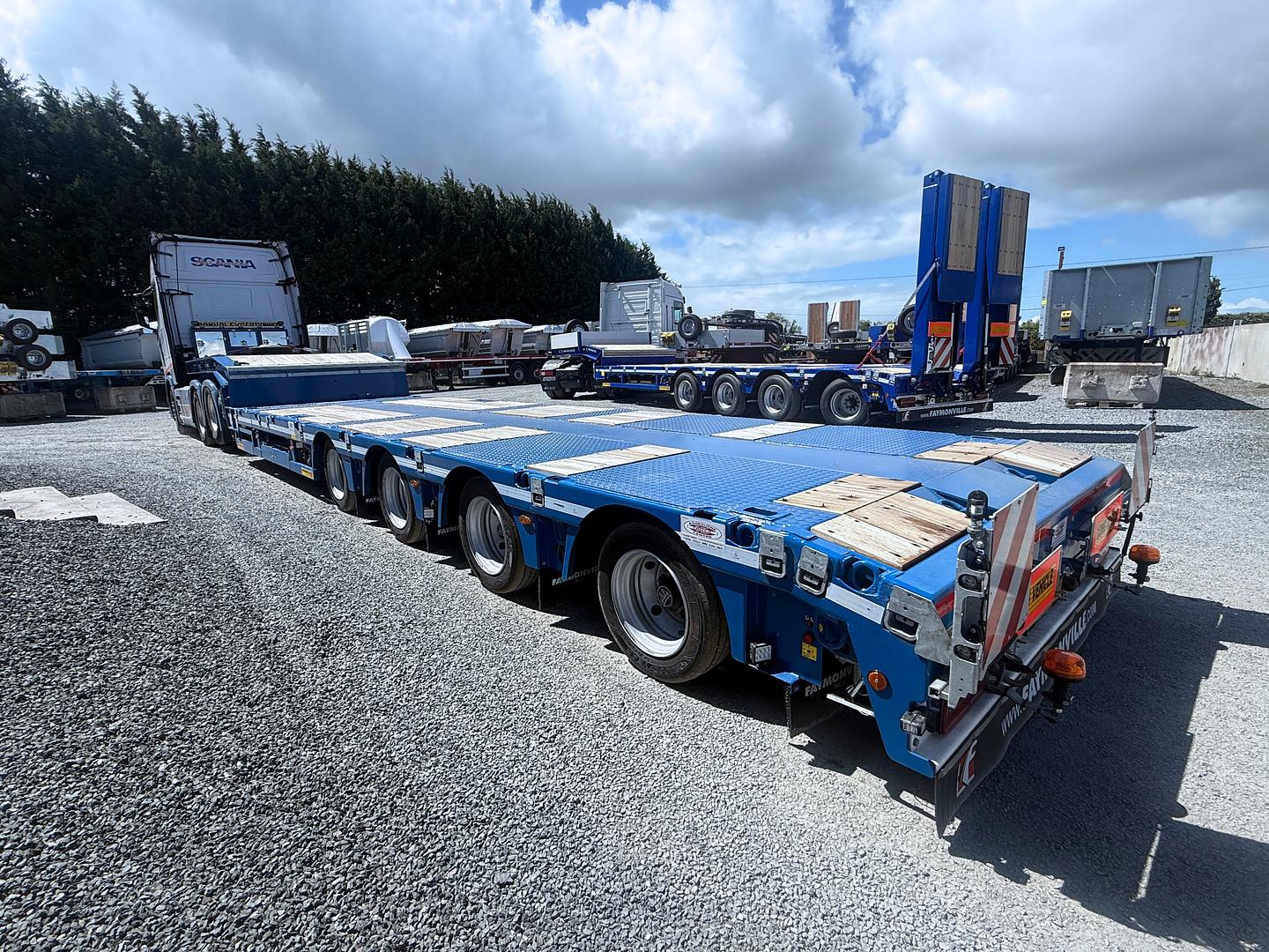 Armstrong Transport on collection of the latest addition to the ever growing fleet