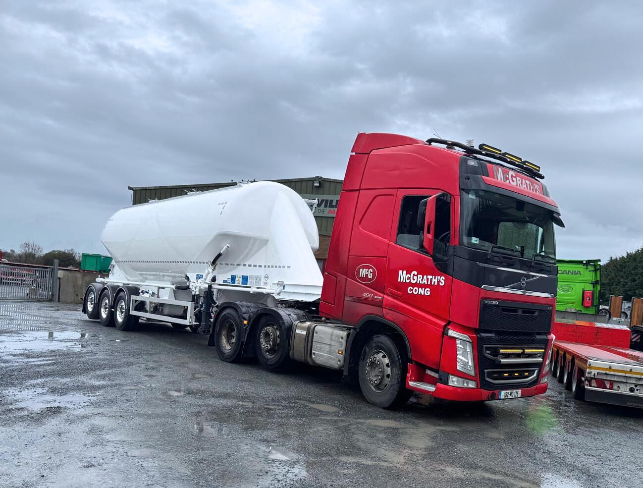 McGrath Limestone, Cong. On collection of new Feldbinder bulk tanker