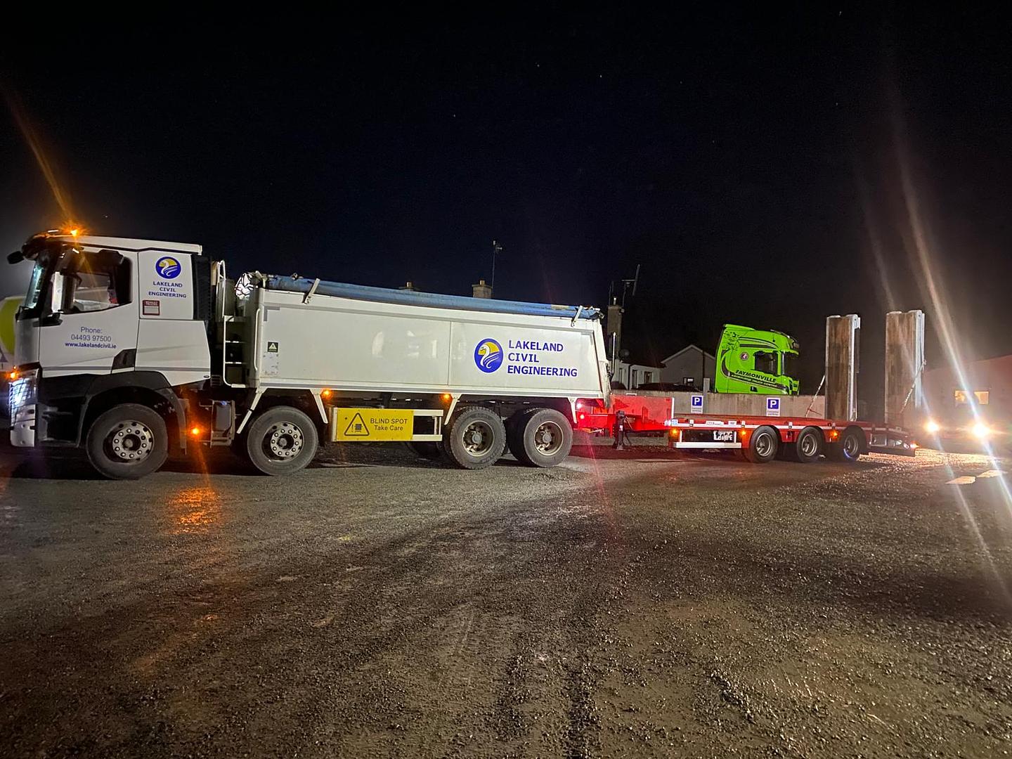 Lakeland Civil Engineering on collection of new MAX Trailer