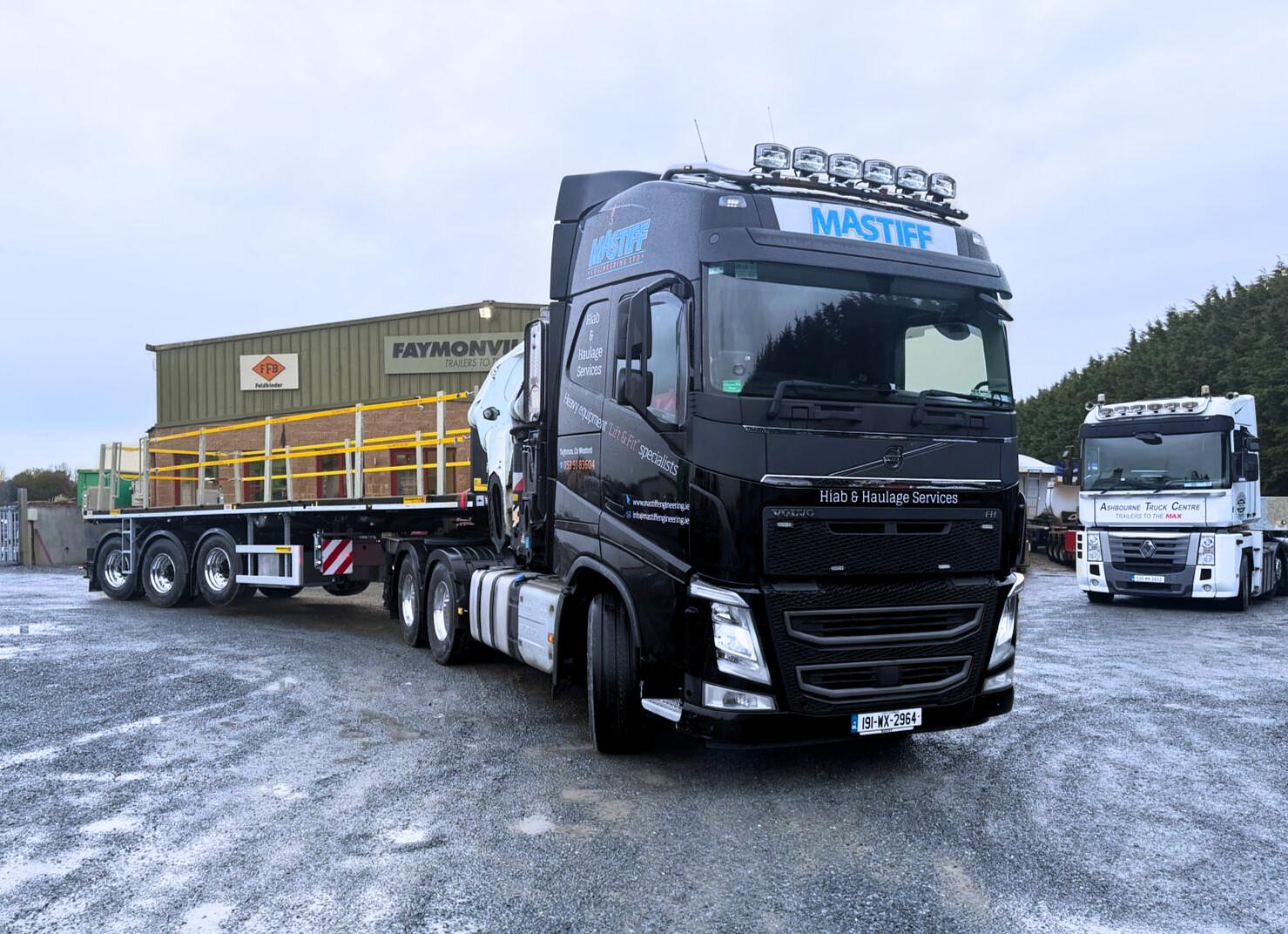 Mastiff Engineering Ltd on collection of new Faymonville TeleMAX