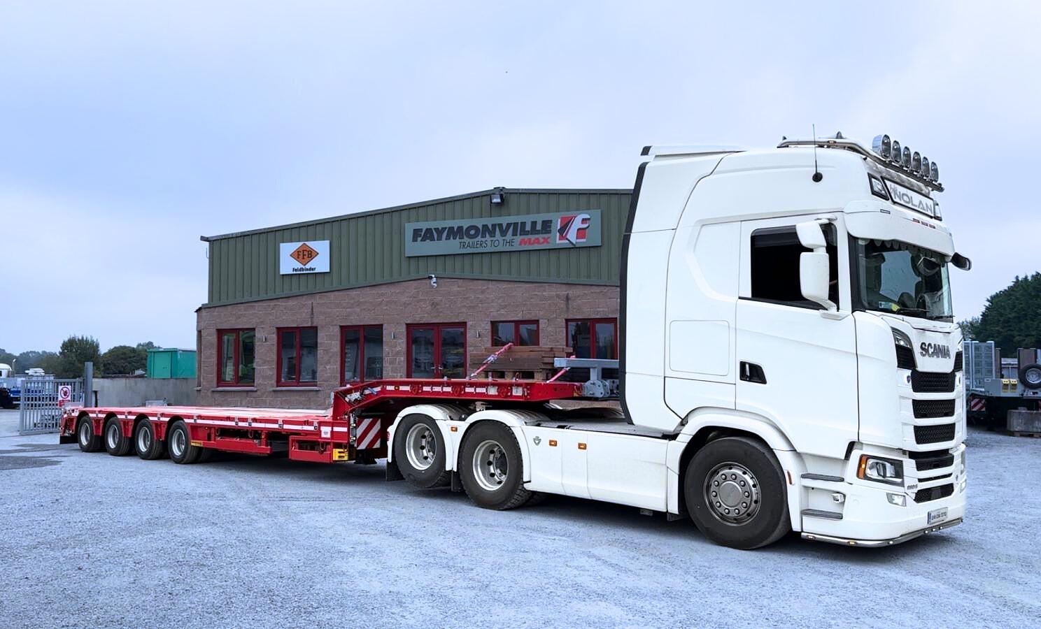 C Nolan Haulage, at work with recent addition to the ever-growing fleet