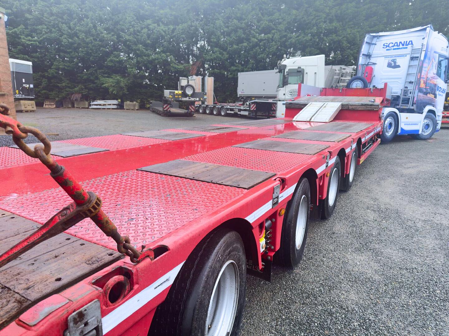 Boles Diggers Ltd on collection of top quality used  Faymonville 4 axle 9ft wide extendable