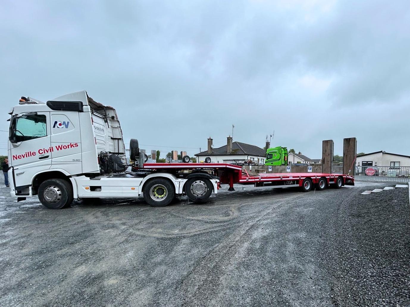 Neville Civil Works on collection of a quality used trailer