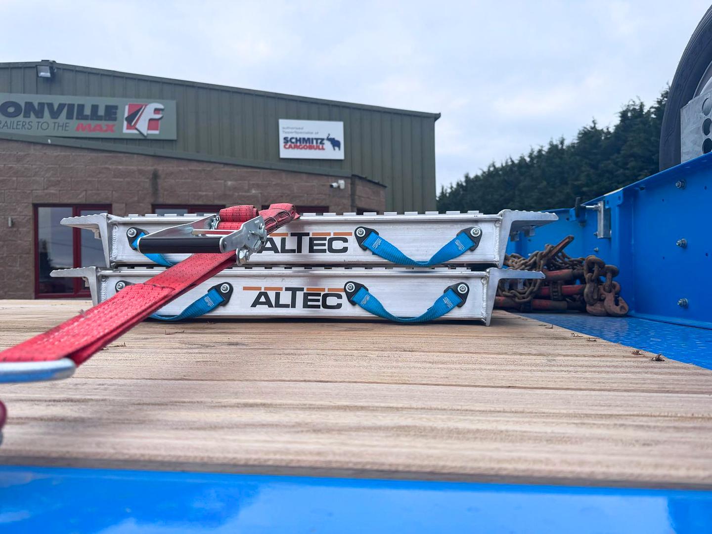 Duffy Excavations & Civils Ltd, Donegal on collection of new Faymonville, low loader