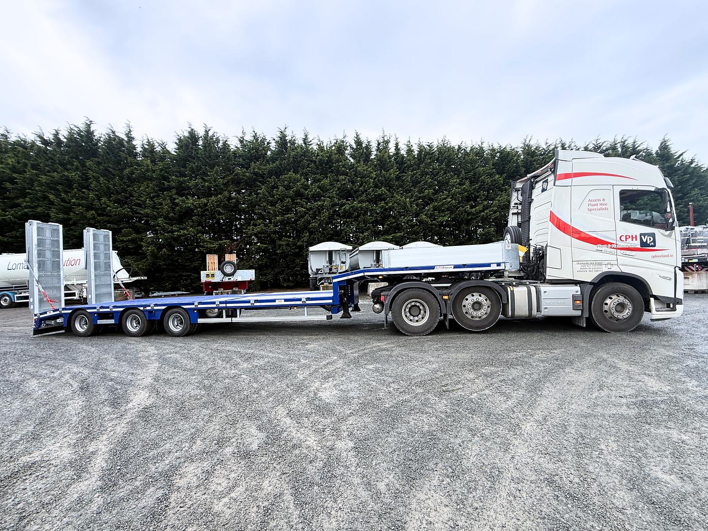 Charleville Plant Hire, on collection on new MAX Trailer 3 axle low loader