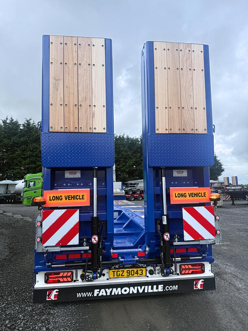 McKenzies NI Ltd, on collection of their new Faymonville 4 axle