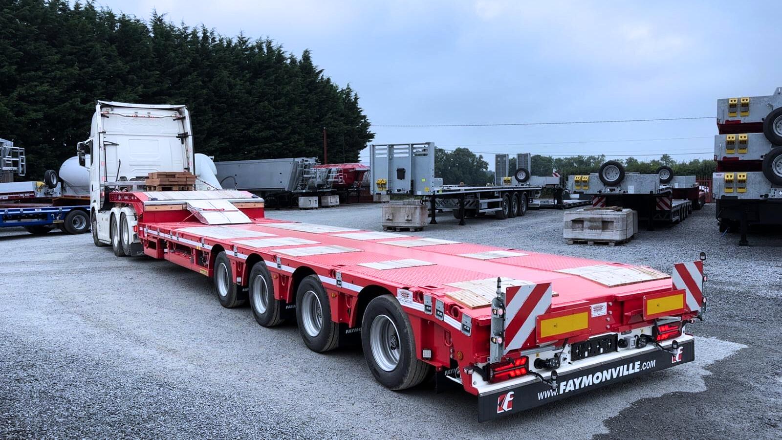 C Nolan Haulage, at work with recent addition to the ever-growing fleet