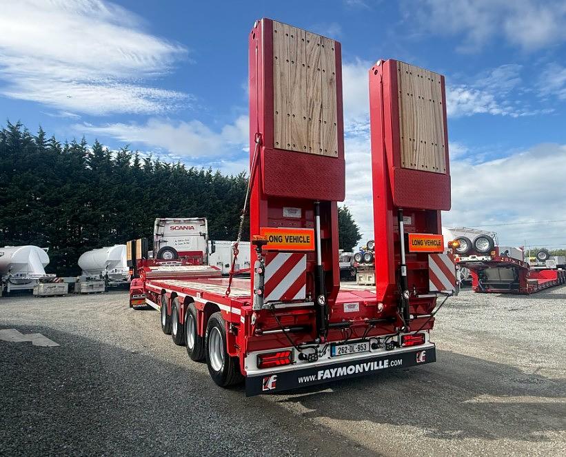 M.R. Concrete on collection of new Faymonville low loader