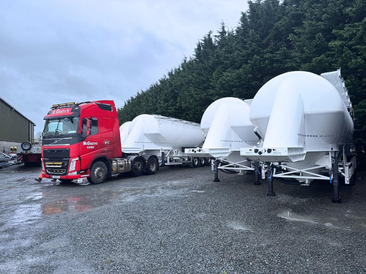 McGrath Limestone, Cong. On collection of new Feldbinder bulk tanker