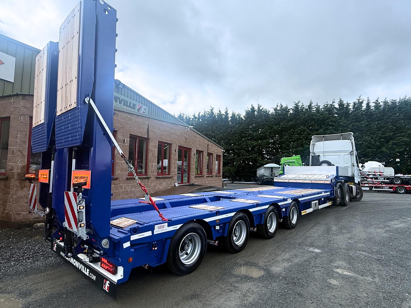 McKenzies NI Ltd, on collection of their new Faymonville 4 axle