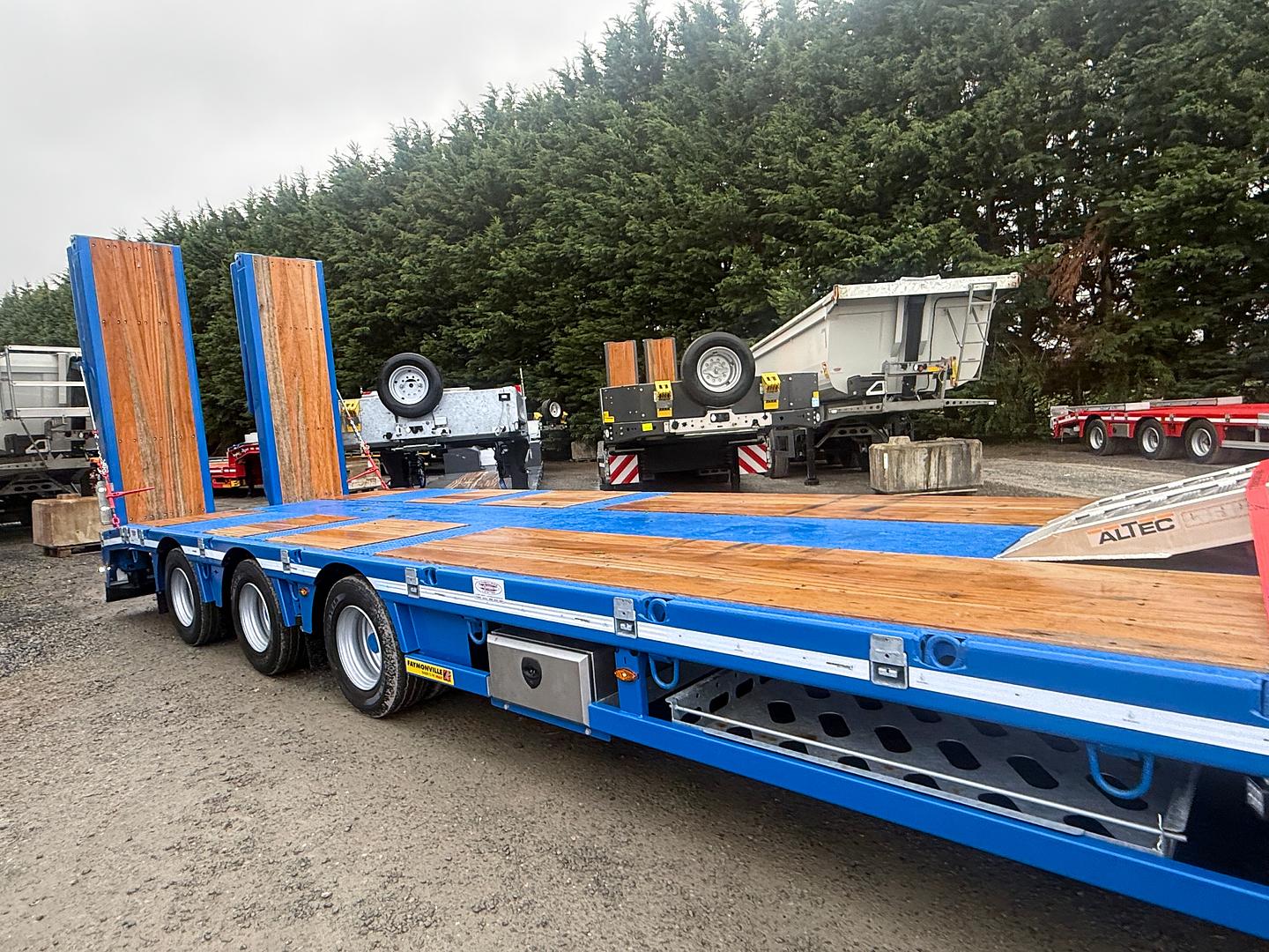 Daniel Allen Transport on collection of new Faymonville low loader