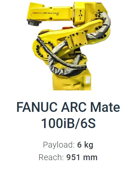 Fanuc Arc Mate 100iB/6S Data Sheet