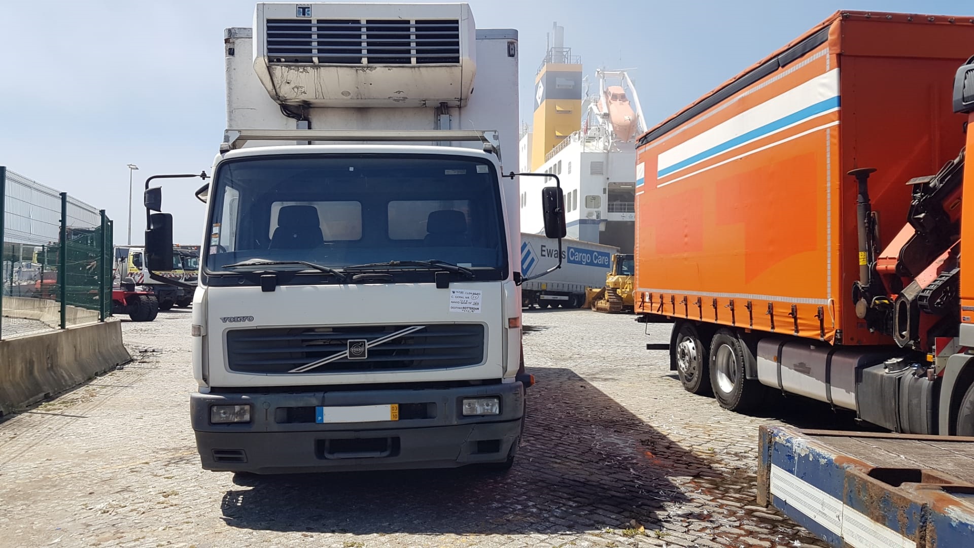 In the port. Shipping to Walvis Bay - Namibia via Antwerp - Belgium.