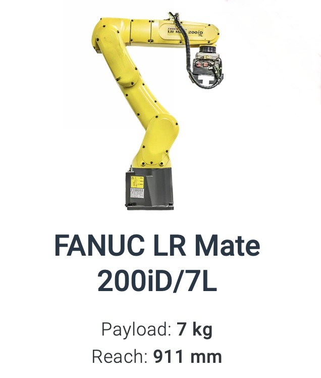 Fanuc LR Mate 200iD/7L Data Sheet