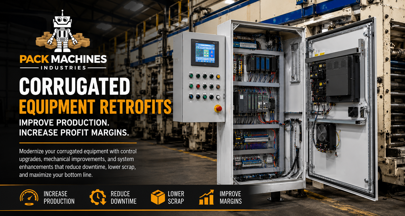 Corrugated Equipment Retrofits: Increase Production, Reduce Downtime, and Improve Profit Margins
