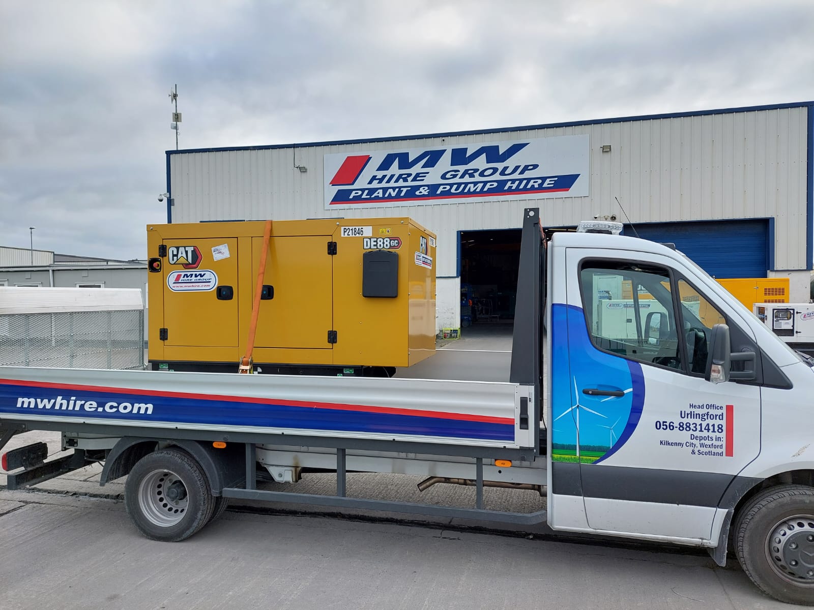 New CAT 88KVA Generator SOLD... heading to the customer in Cork 